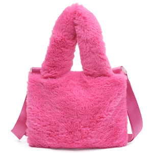 Bolsos de Mano de Peluche para Niñas, Nuevo Diseño, Lindos Bolsos Cruzados de Hombro para Mujer - Product Image 6