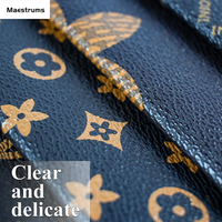 Tissu d'ameublement en similicuir imperméable imprimé, tissu de canapé en Dacron 100% polyester, Leathaire facile à nettoyer
