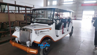 8/11 places Qualité supérieure Vintage électrique rétro berline Antique voiture classique Scenic Tour Car Classic Bus
