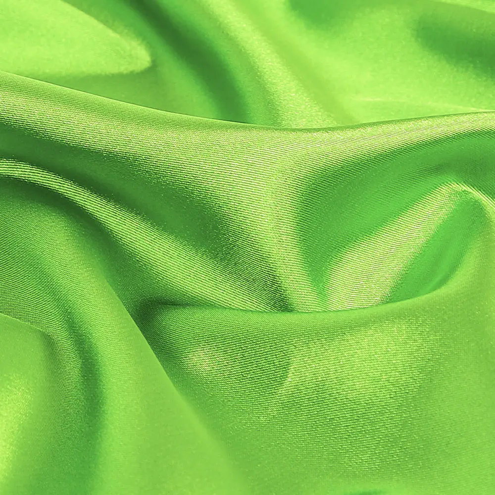 Vải Sa Tanh Màu Trơn 2022 Polyester Lụa Dày Trung Quốc Cho Trang Phục Hàng May Mặc 100%