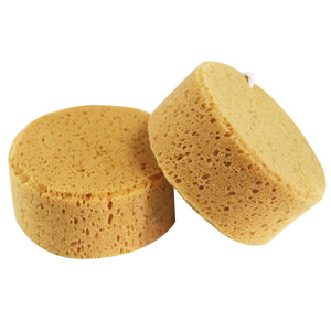 Esponja Redonda para Lavado de Autos, 13 cm de Diámetro, 6 cm de Altura, Color Café, Porosa, Absorbente, Multiusos - Product Image 4