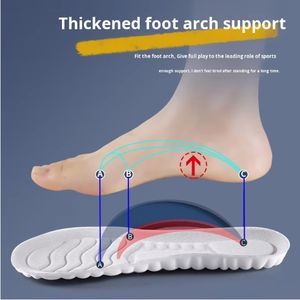 Semelles de sport en gros pour chaussures, semelles intérieures souples en PU pour la course, respirantes, absorbant les chocs, avec soutien de la voûte plantaire, orthopédiques - Product Image 5