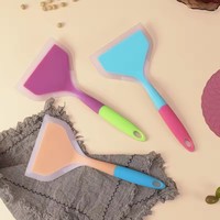 Spatule à crêpes en silicone Pelle à spatule résistante à la chaleur en silicone pour ustensiles de cuisine antiadhésifs