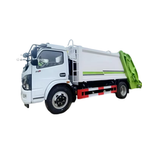 Camion compacteur de déchets diesel 8CBM 4x2, camion de nettoyage de poubelles à compression, norme d'émission Euro 4, 11995 kg, à vendre