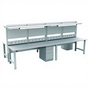 Mesa de Trabajo Industrial ESD con Superficie de Acero Inoxidable, Mesas y Bancos de Trabajo para Garaje - Product Image 1