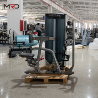 Máquina de remo sentado con selector comercial para entrenamiento de fuerza de espalda y parte superior del cuerpo para gimnasios y clubes de fitness