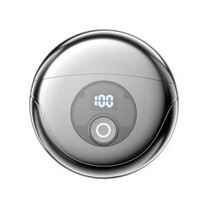 Mini Portable Electric Shaver For Men Rotary Dual Head Car Charging With 30 Days Battery Life Silver Color - Product Image 1