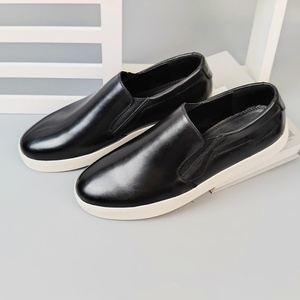 Chaussures de skate pour hommes de style britannique les plus vendues, chaussures décontractées élégantes en cuir véritable, chaussures de ville - Product Image 2