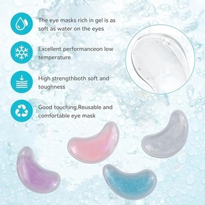 Máscara de Gel para Ojos con Logotipo Personalizado, Máscaras de Hielo Refrescantes para Hombres y Mujeres, <span class=keywords><strong>Tratamiento</strong></span> para la Hinchazón y Migrañas Postoperatorias, Compresas Frías y Calientes, Parches Corporales - Product Image 4