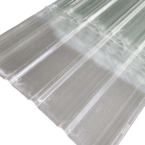 Láminas <span class=keywords><strong>de</strong></span> Techo Corrugadas <span class=keywords><strong>de</strong></span> FRP, Paneles <span class=keywords><strong>de</strong></span> Techo Transparentes <span class=keywords><strong>de</strong></span> <span class=keywords><strong>Fibra</strong></span> <span class=keywords><strong>de</strong></span> <span class=keywords><strong>Vidrio</strong></span> Lisos, Resistentes a los Rayos UV, Diseño para Granjas, Impermeables - Product Image 1