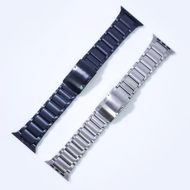 Titanium Alloy Watch Strap for Apple Iwatch 7/6/5/4/3/2/1 38/40/41mm 42/44/45mm Titanium Alloy Style Watch Band