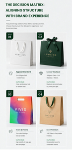 Bolsas de Papel Kraft de Lujo Personalizadas para Regalos de Navidad con su Propio Logotipo y Asas para Empaque de Regalos Navideños - Product Image 4