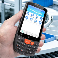 Ordinateur mobile PDA industriel Wi-Fi, écran 4,0 pouces, Android 12/15, robuste, scanner portable, gestion des stocks