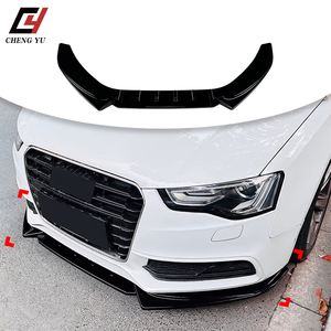 Alerón Delantero en Negro Brillante y Estilo Carbono para Audi <span class=keywords><strong>A5</strong></span> S5 <span class=keywords><strong>8T</strong></span> 2012-2017, ABS Facelift <span class=keywords><strong>S</strong></span>-<span class=keywords><strong>Line</strong></span>, Mejora del Alerón Exterior - Product Image 5