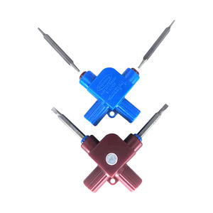 Tournevis multifonction 5-en-1 avec embouts hexagonaux, plats et Phillips pour l'usine de confection, le bricolage et les accessoires de machine à coudre - Product Image 1