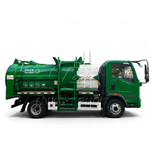รถบรรทุกขยะครัว HOWO 4x2 ถังสแตนเลส รถกำจัดเศษอาหาร - Product Image 2