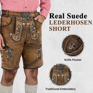 Ensemble de Lederhosen bavarois personnalisé pour homme, costume traditionnel d'Oktoberfest, short brodé, chemise, chaussettes, chaussures - Product Image 3