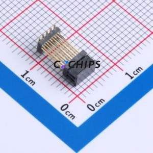 GPCC205-0502A038C1SF Pin Header SMD,P=1mm Connector ( Pin Structure: 2x5P )( Pitch: 1mm )( Mounting Type: Vertical Mount ) - Product Image 1