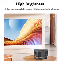 LONNST CY900 1080p Mini proyector portátil Wifi Smart LED Proyector Brillo Lente giratoria Enfoque automático