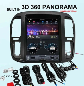 Écran vertical Android 12,1 pouces pour GPS de voiture Lexus LX470 Toyota LAND CRUISER LC100 1999-2002, autoradio, lecteur multimédia vidéo - Product Image 2