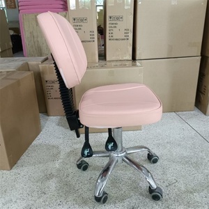Wholesale Nail Spa Chair Mobile <b>pink</b> Manicure Pedicure Technical Chair - Product Image 2
