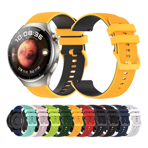 Bracelet de montre en silicone de qualité supérieure pour <span class=keywords><strong>Huawei</strong></span> Watch 4 <span class=keywords><strong>Pro</strong></span> <span class=keywords><strong>GT</strong></span> 4 <span class=keywords><strong>3</strong></span> 2 Bracelet confortable et élégant - Product Image 1
