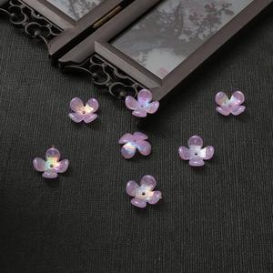 Wholesale <b>Acrylic</b> Factory Petal Flower Tray Accessories Handmade Materials Diy Antique Accessories - Product Image 3