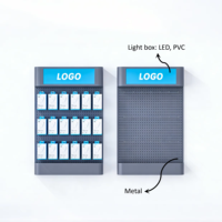 Exhibidores Personalizados para Tiendas, Resistentes al Agua, Duraderos, Ecológicos, Ajustables, de Acero Inoxidable, Panel Metálico Perforado, Pared Modular