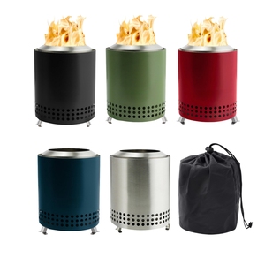 6 pouces de voyage extérieur Mesa Stove Tabletop Fire Pit Table Top Firepit en acier inoxydable avec support - Product Image 1