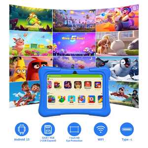 Tablette pour enfants <span class=keywords><strong>PRITOM</strong></span> <span class=keywords><strong>K7</strong></span> PRO Quad Core 4+32 Go 7 pouces Android avec coque de protection - Product Image 3