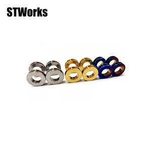Distanziali in Lega di Titanio Gr5 di Alta Qualità Lavorati a CNC da 5mm per Pinze Freno Radiali Ducati Panigale 1199 <span class=keywords><strong>1299</strong></span> V4 - Product Image 6