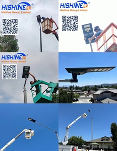 Hishine cao lumen đầu ra 12 <span class=keywords><strong>Volt</strong></span> DC năng lượng mặt trời ánh sáng đường phố rắn hổ mang đầu SMD LED tự động tích hợp IP66 RoHS cho đường ngoài trời - Product Image 4