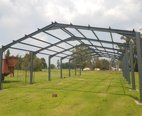 Estructura de Acero para Almacenes Industriales, Talleres, Hangares, Edificios de Acero Prediseñados, Kits de Construcción Metálica para Fábricas, +5 Años de Garantía