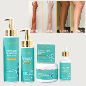 グルタチオンライトニングクリームボディoemコラーゲングロークリームフェイシャルモイスチャライザー若返るブランド変更スキンケアセット油性肌用 - Product Image 1