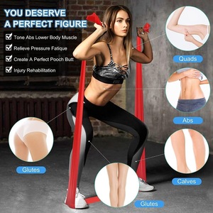 Fasce di Resistenza in TPE Durevoli per Allenamento, Fisioterapia, Stretching, Recupero, Pilates, Riabilitazione, Yoga e Palestra - Product Image 6