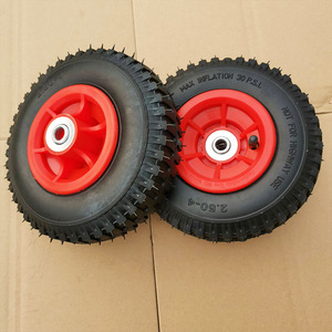 Pneumatic Tires 2.50-4 Rubber Silent Flatbed Tiger Wheels <b>Tool</b> <b>Cart</b> Casters - Product Image 3