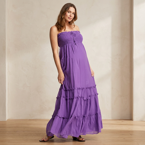 Robe de maternité en coton pur avec coton biologique ou option de tissu de bambou écologique Service OEM disponible par le fournisseur - Product Image 2
