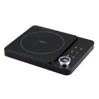 Mini Réchaud Portable Populaire à Bouton OEM/ODM 220/240V Plaque de Cuisson à Induction Électrique à Brûleur Unique pour Usage Domestique et Hôtelier CE