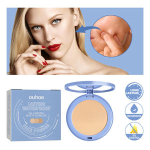 Fond de teint en poudre pressée OEM, couverture complète, contrôle de l'huile longue durée, poudre naturelle pour le visage pour une utilisation quotidienne - Product Image 2