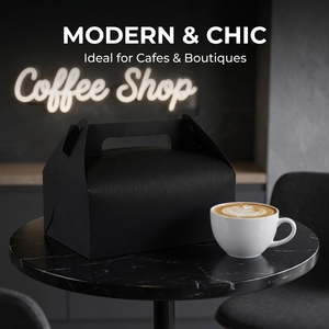 <strong>Bakery</strong> Treat Paper Boxes With Handle Party Favor Dessert Cookie Pastry Wrapping Paper Boxes for Birthday Wedding Holidays Gifts - Product Image 6