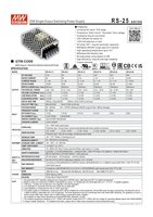 Alimentation en métal RS-25-5 - 5V 5A 25W MeanWell SMPS