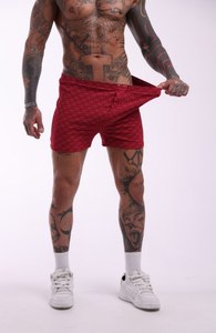 Calzoncillos Bóxer Rojos de Algodón para Hombre, Transpirables, Corte Relajado, Suaves y Cómodos, Ropa Interior de Algodón para Hombre, Suministro de Fábrica - Product Image 3