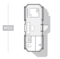 Maison Capsule Préfabriquée en Acier, Cabine Circulaire Moderne de Luxe, Hôtel Modulaire Respirant, Bâtiment d'Hébergement