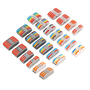 Conector de Cable Universal Compacto SPL-1, Bloque de Terminales de Conexión Rápida para Empalme de Conductores Uno a Uno - Product Image 5