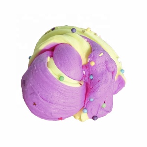 One Dollar Item <b>Kids</b> Children Educational Toys Slime Non-toxic EN71 Passed DIY Candy Cake <b>Bubble</b> Fluffy Slime for Gift - Product Image 6