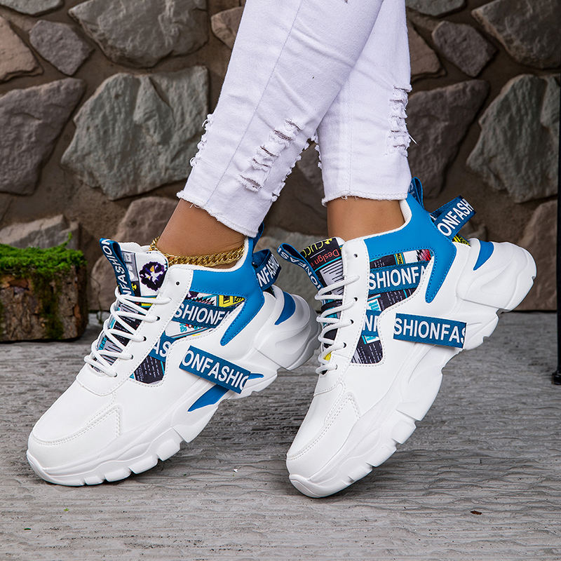 Wholesale Walking Style Cheap Sports Shoes Women's Neutral Fashion Casual  Sports Shoes Custom White Casual Shoes