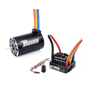 Toptan Motor Motor RC araba 550 sensörsüz Motor 120A Esc Combo fırçasız DC Motor için RC yüksek hızlı araba