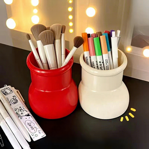 <span class=keywords><strong>Astro</strong></span> <span class=keywords><strong>Boy</strong></span> Little Red Boot, support créatif pour pinceaux de maquillage, porte-stylos de bureau, vase décoratif, rangement de fournitures de bureau - Product Image 2