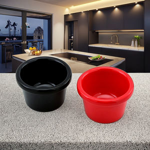 Cuencos <span class=keywords><strong>de</strong></span> <span class=keywords><strong>salsa</strong></span> <span class=keywords><strong>de</strong></span> estilo mexicano <span class=keywords><strong>de</strong></span> gran oferta para uso en cocina <span class=keywords><strong>de</strong></span> restaurante dispensador <span class=keywords><strong>de</strong></span> melamina Rojo Negro sostenible a un precio económico - Product Image 1