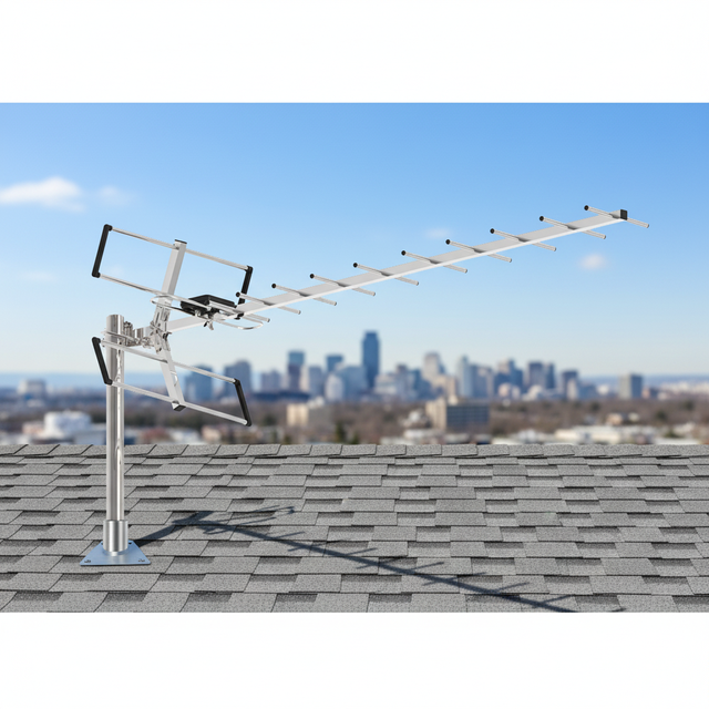 High Gain DVB-T2 LTE Anteny Hdtv Aerial Television Receiver Dvb T2 4K Outdoor Yagi Antena De TV Anteni Digital HD TV Antenna